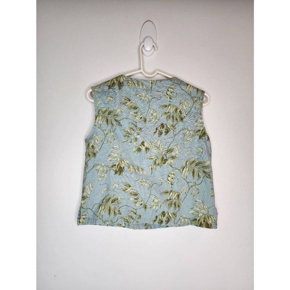 J. Marco Galleries Floral Vest womens medium - Picture 2 of 5